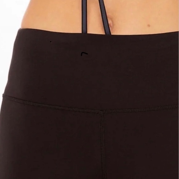 Ivivva By Lululemon Rhythmic Tight Se Mesh Stripe Leggings Size 12 Black Dance - Picture 3 of 10